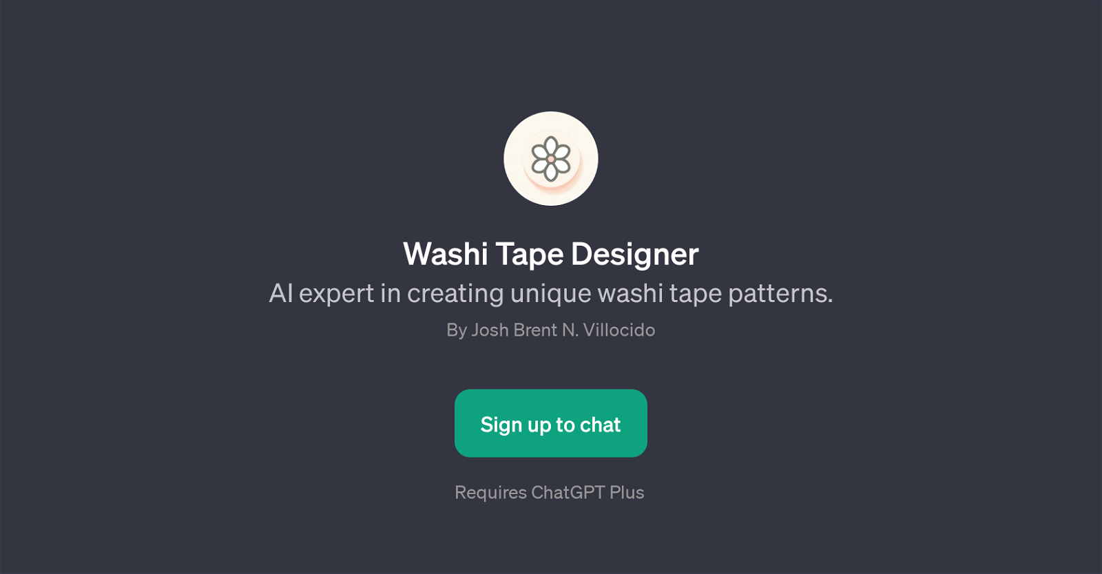 Washi Tape Designer website