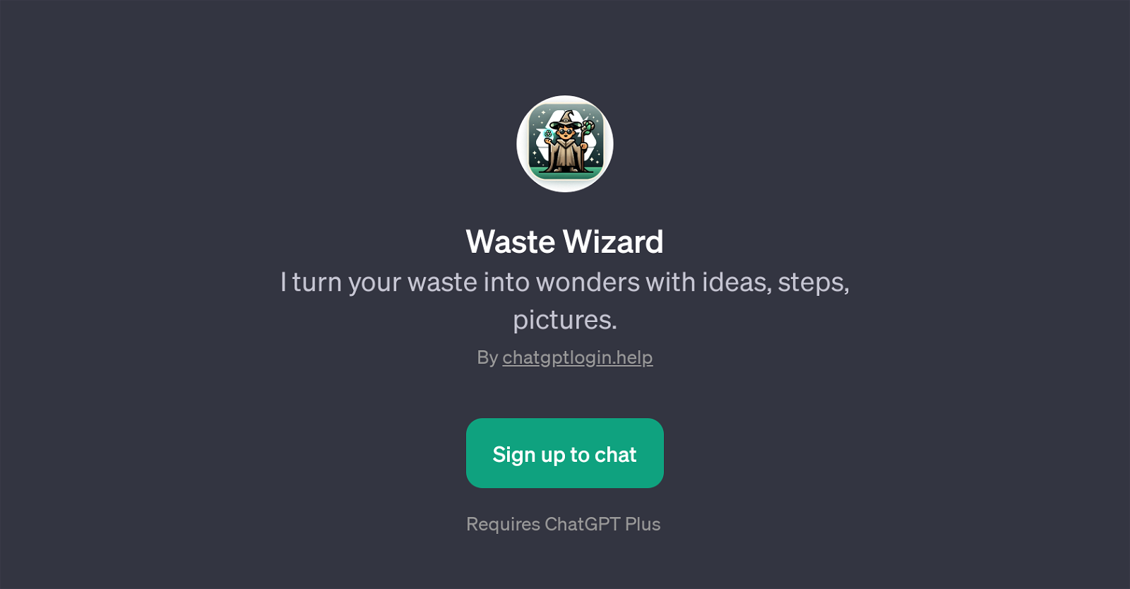 Waste Wizard website