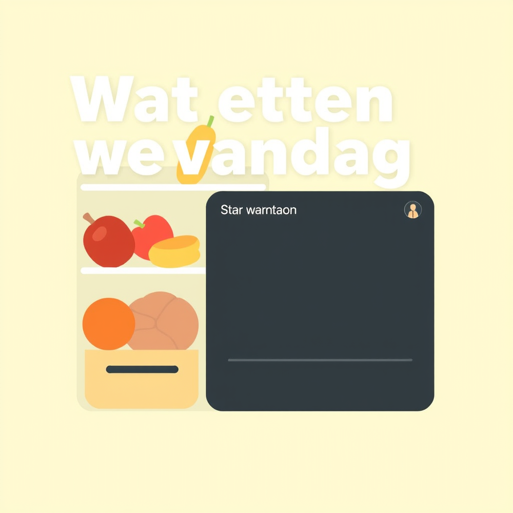 Wat eten we vandaag website