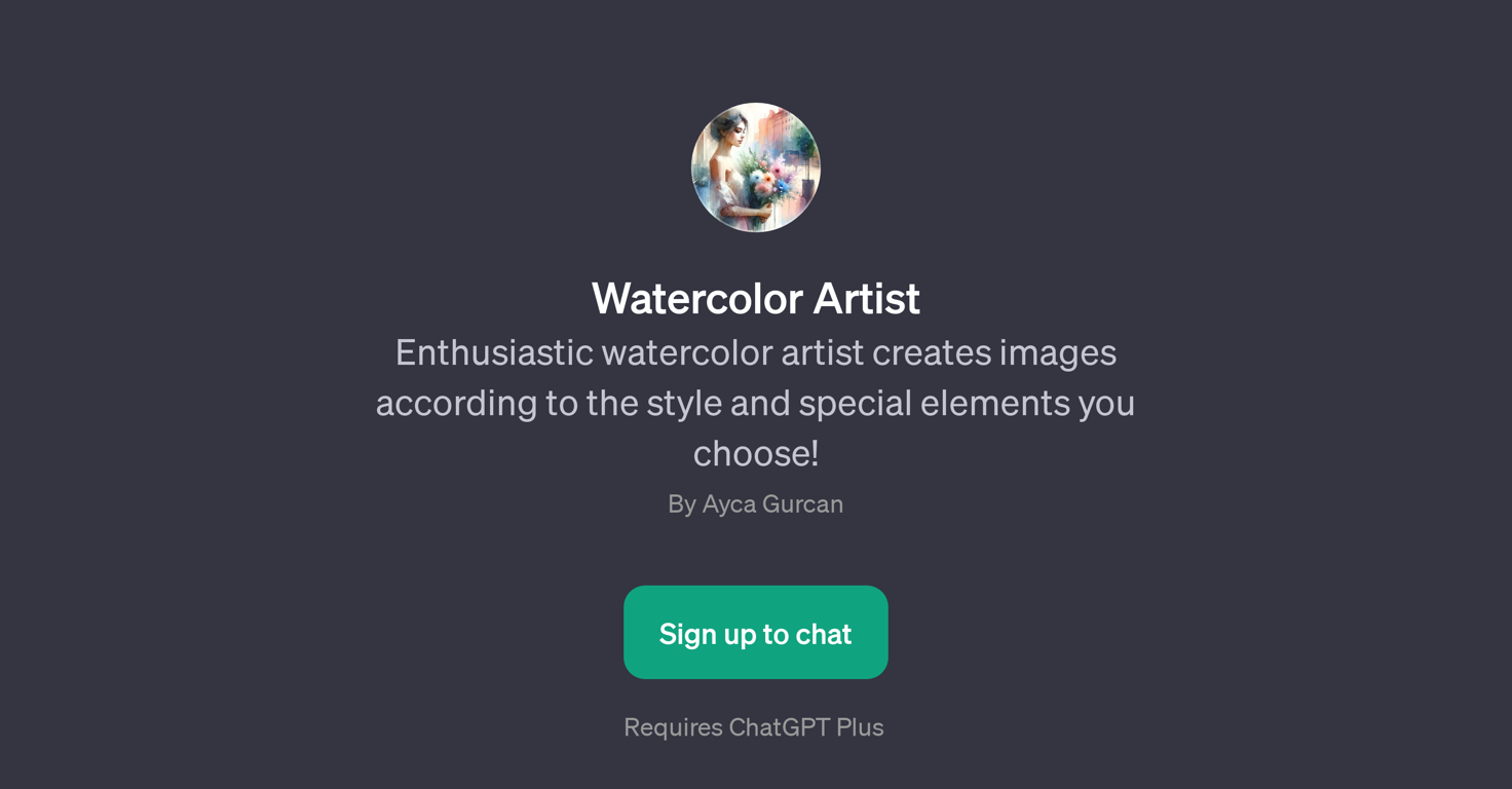 Watercolor Artist website