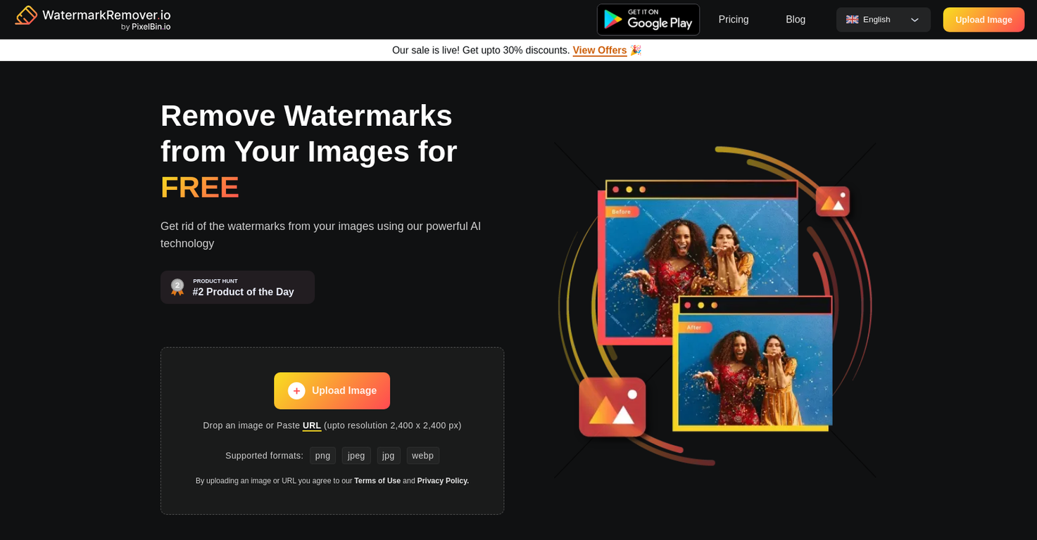 Watermark Remover website