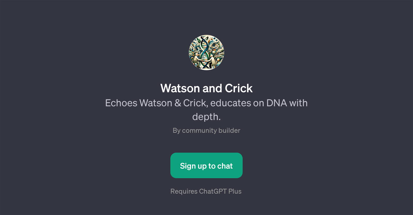 Watson and Crick website