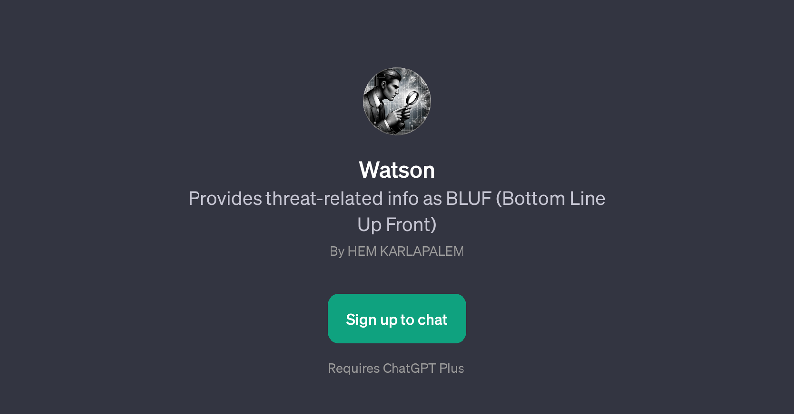 Watson website