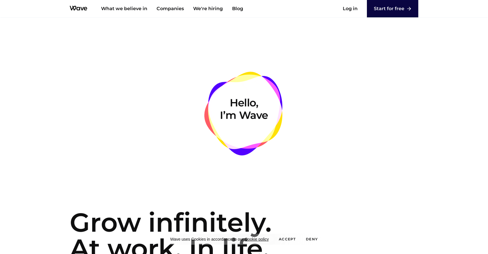 Wave AI website