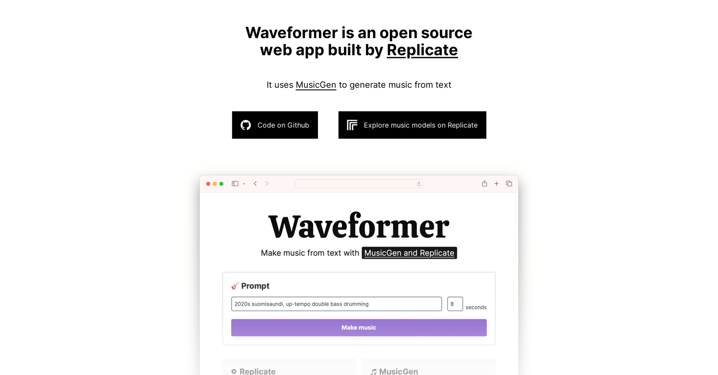 Waveformer website