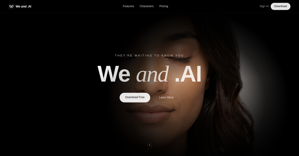 We and AI website