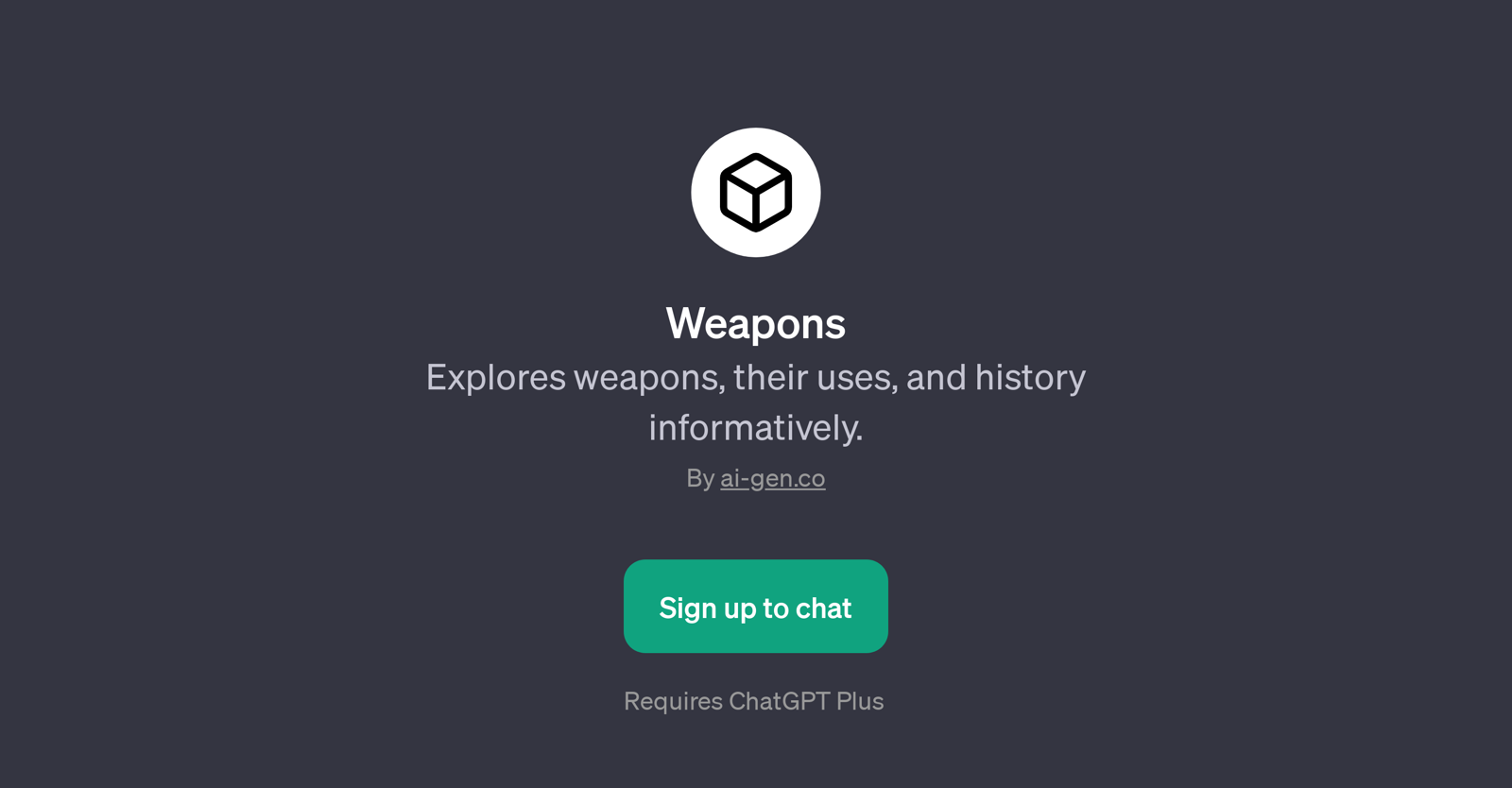 Weapons website