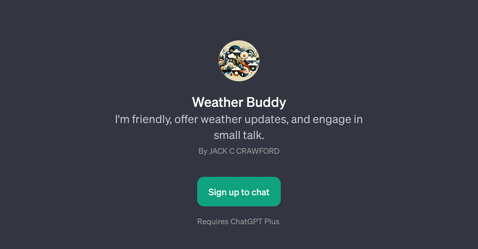 Weather Buddy website