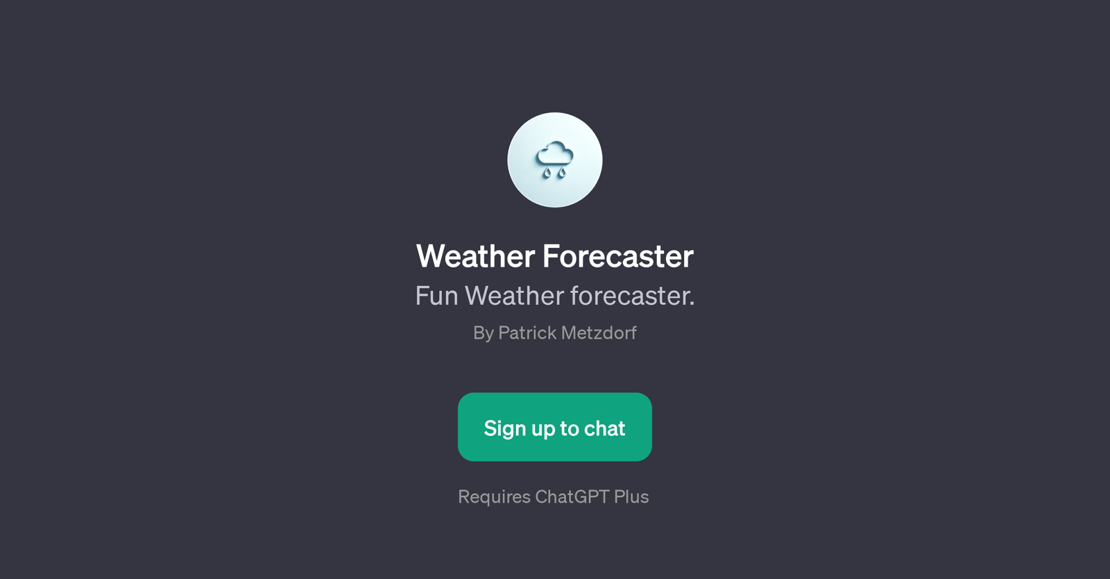 Weather Forecaster website