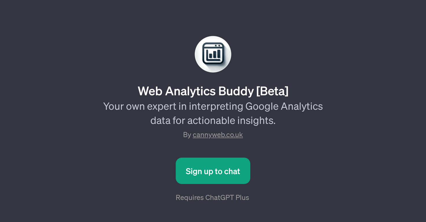 Web Analytics Buddy website