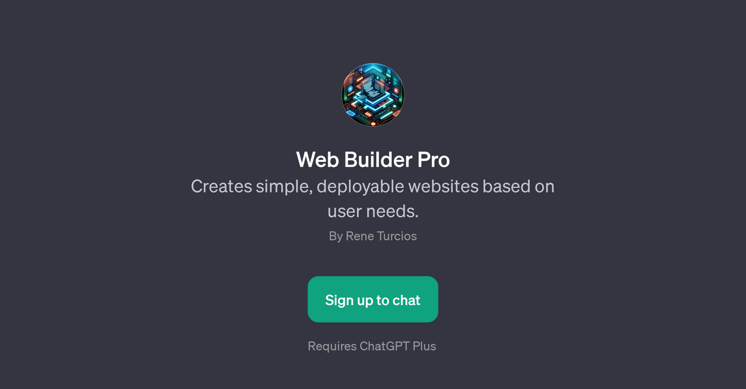 Web Builder Pro website