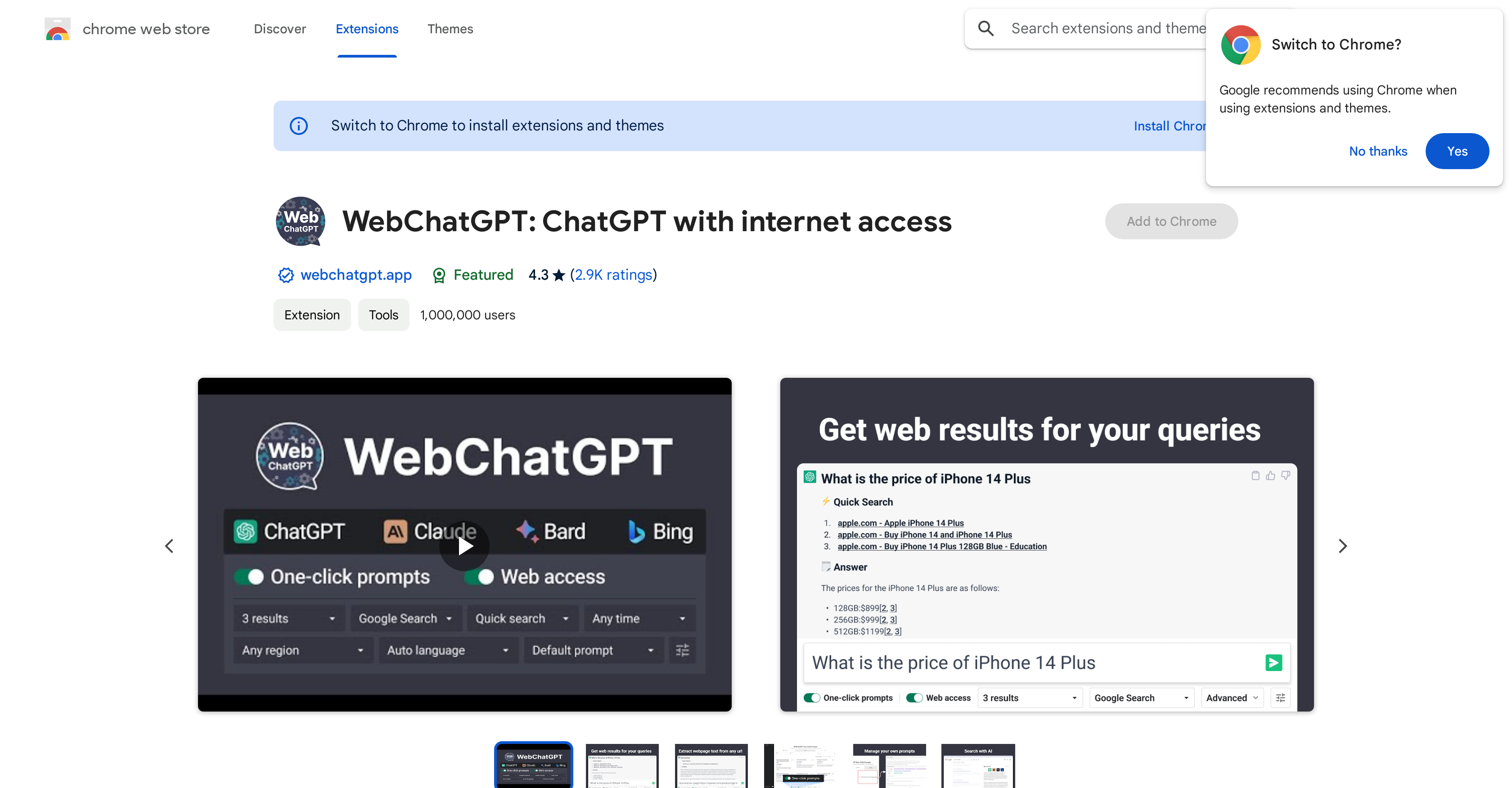 Web ChatGPT