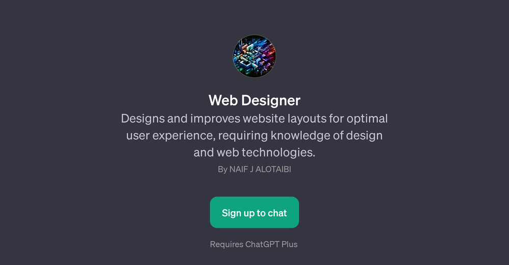 Web Designer GPT website
