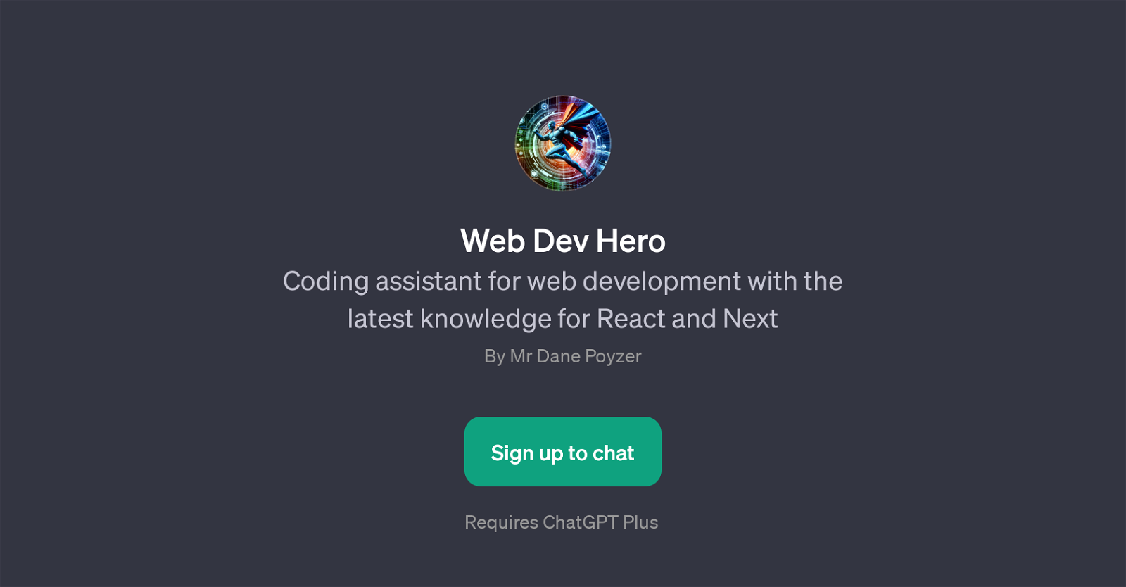 Web Dev Hero website