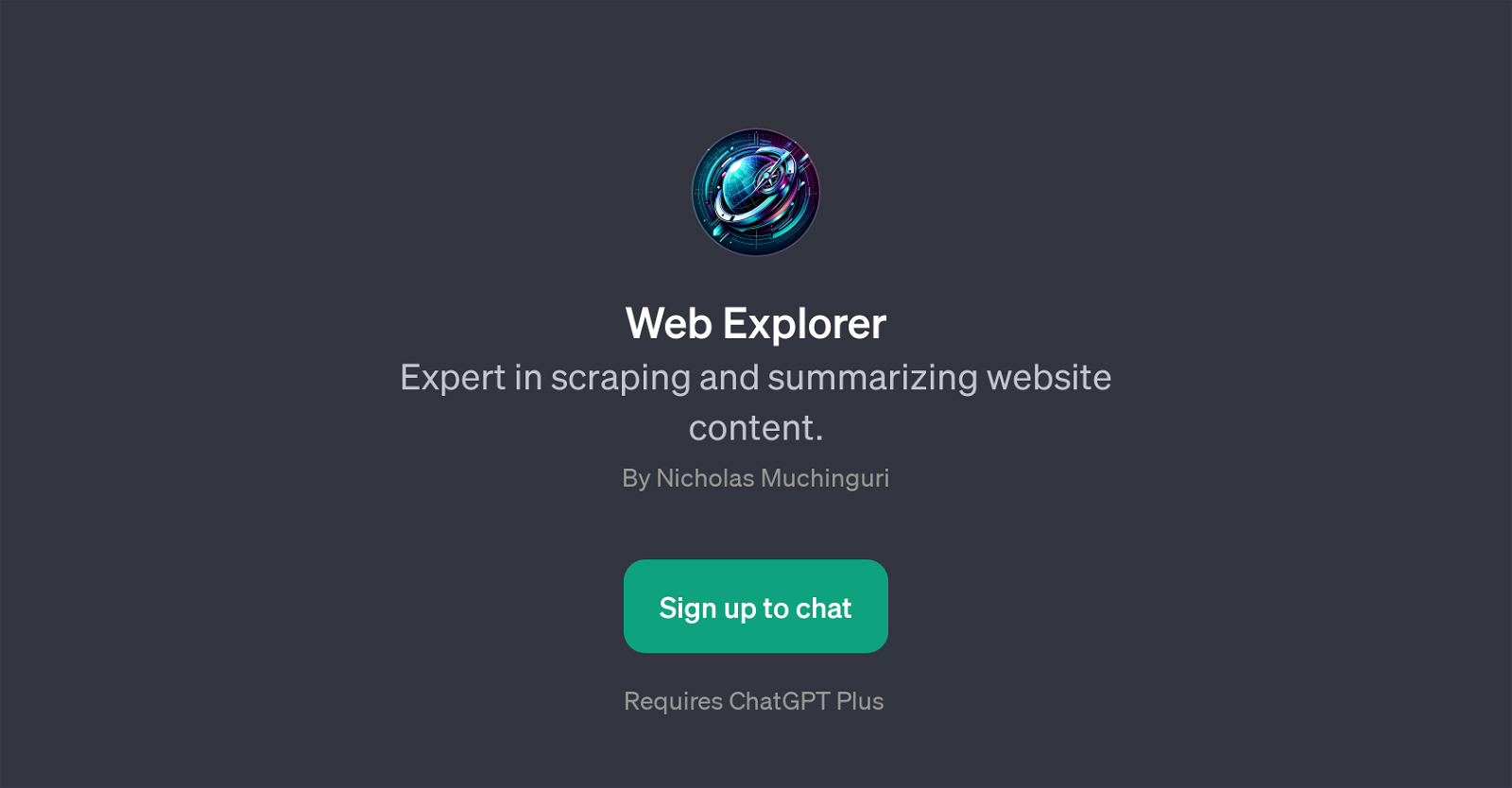 Web Explorer website