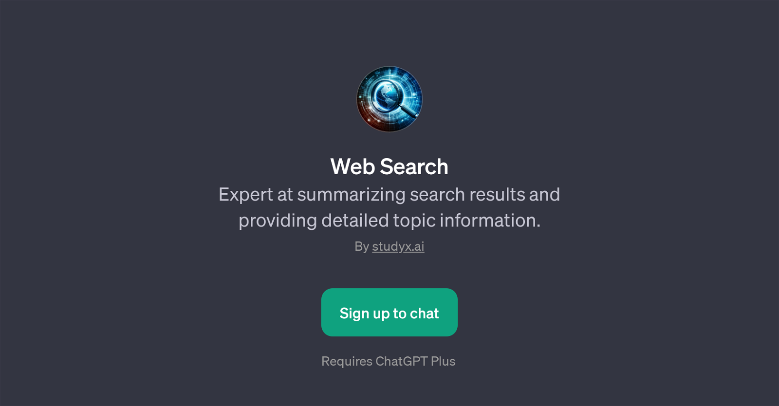Web Search website