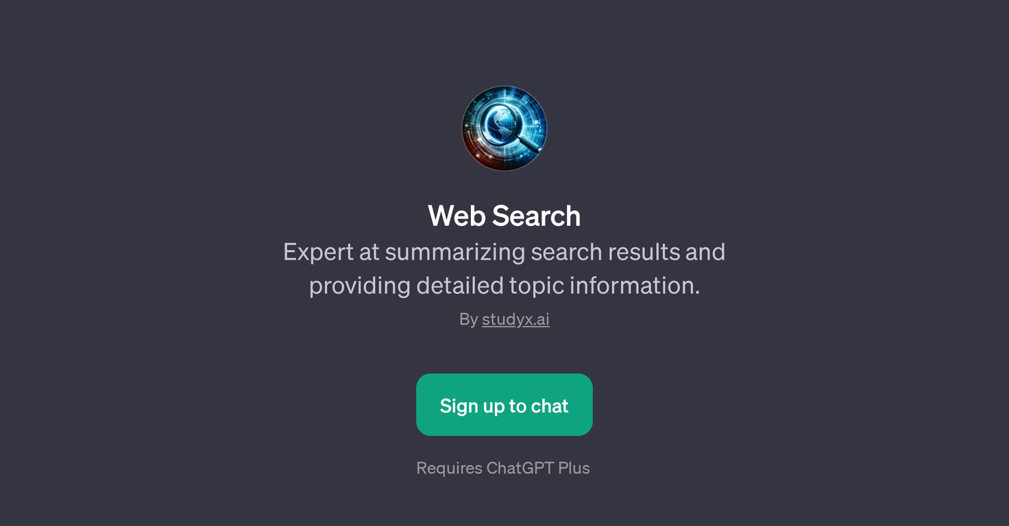 Web Search website