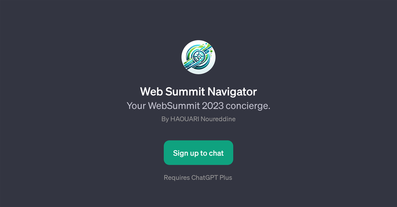 Web Summit Navigator website