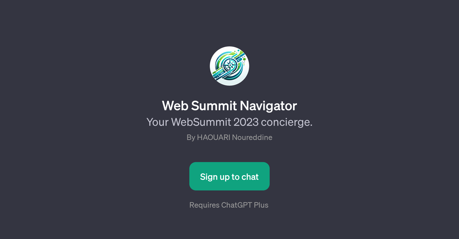 Web Summit Navigator website