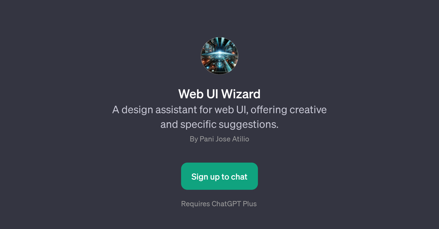 Web UI Wizard website