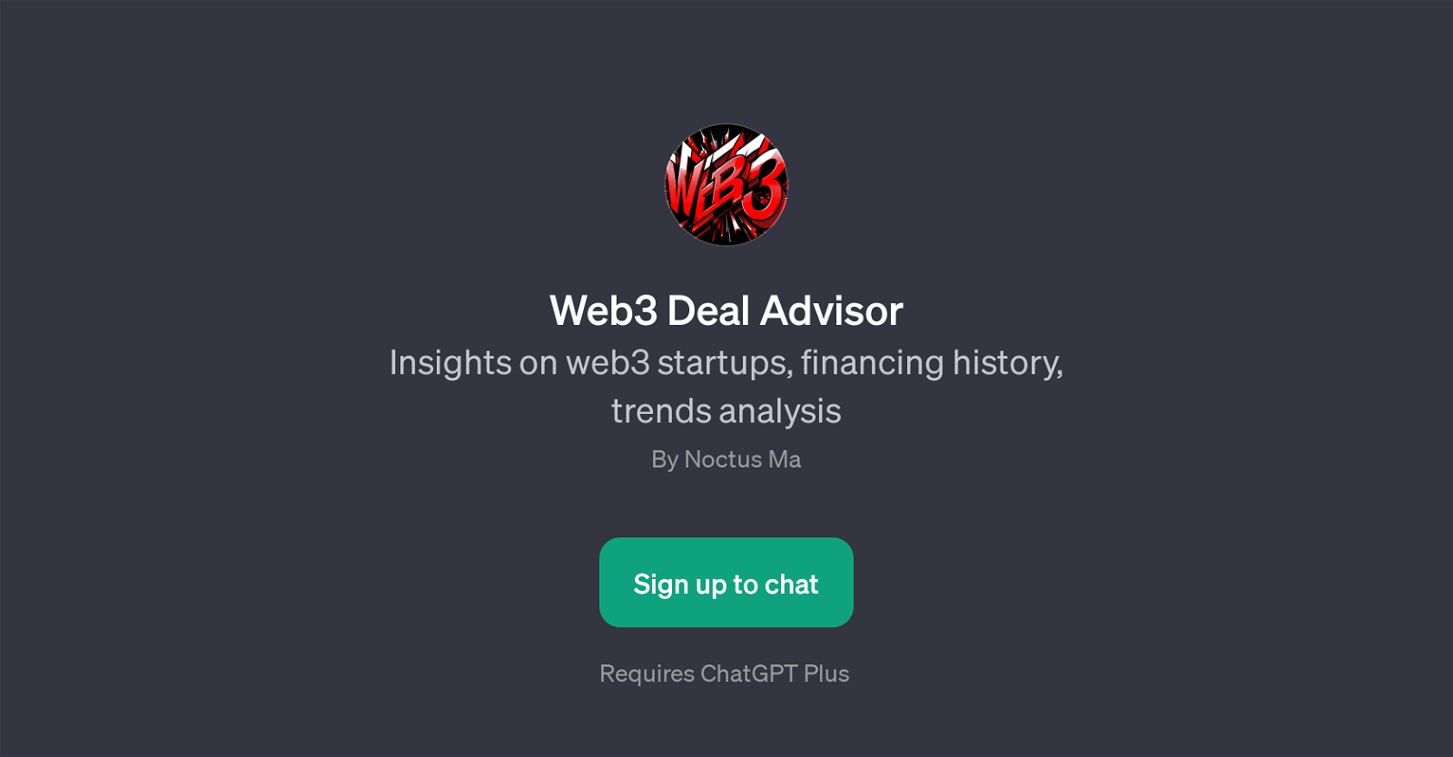 Web3 Deal Advisor website