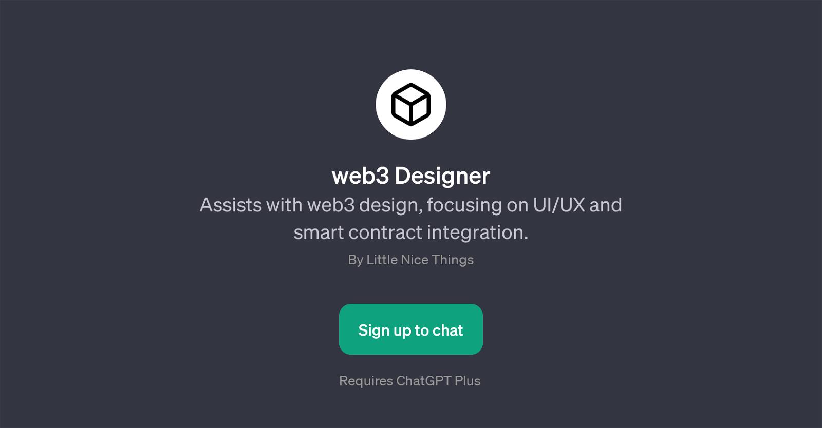 web3 Designer website