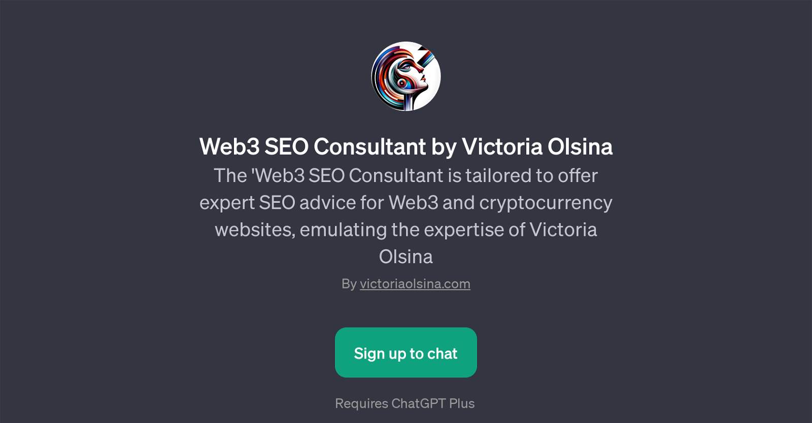 Web3 SEO Consultant by Victoria Olsina website