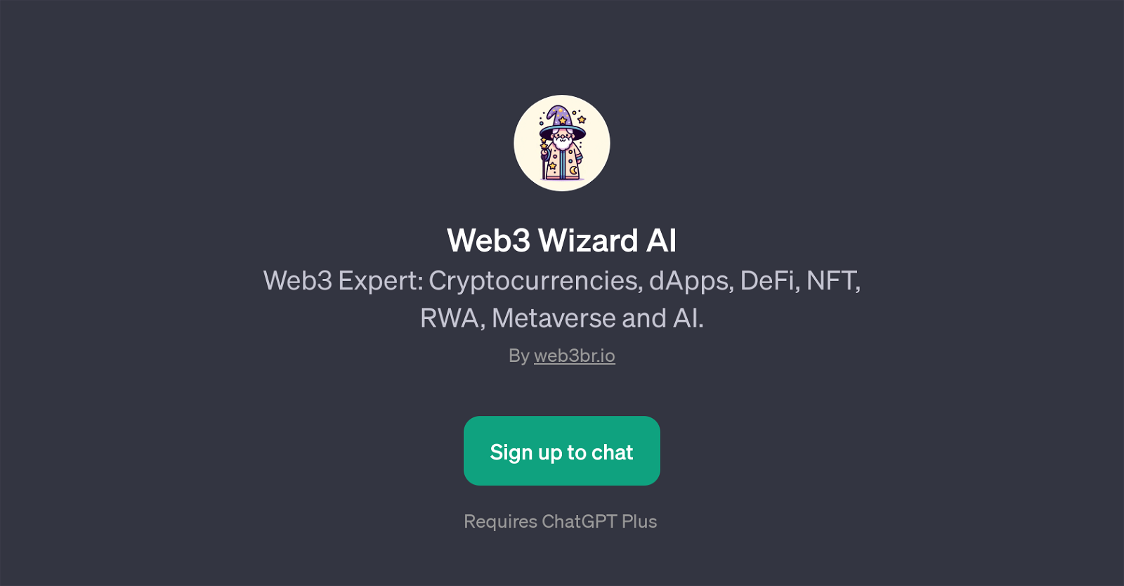Web3 Wizard AI website