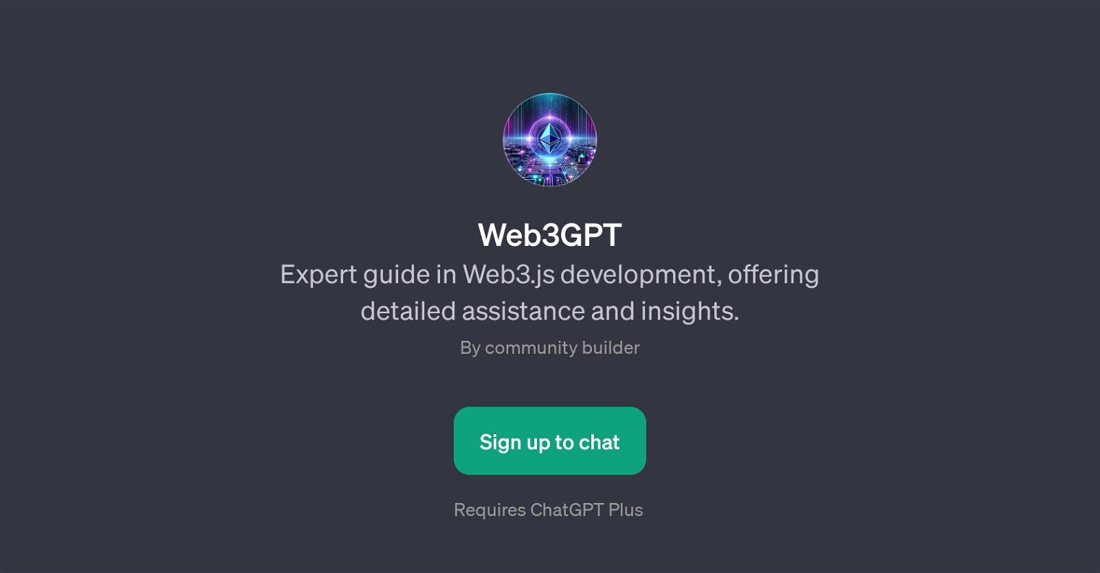 Web3GPT website