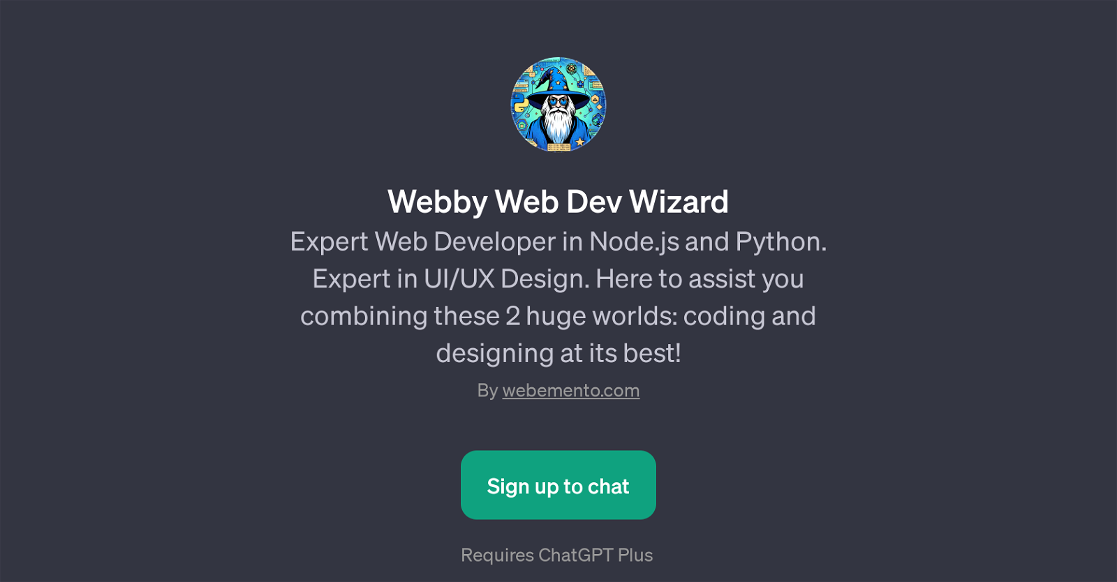 Webby Web Dev Wizard website