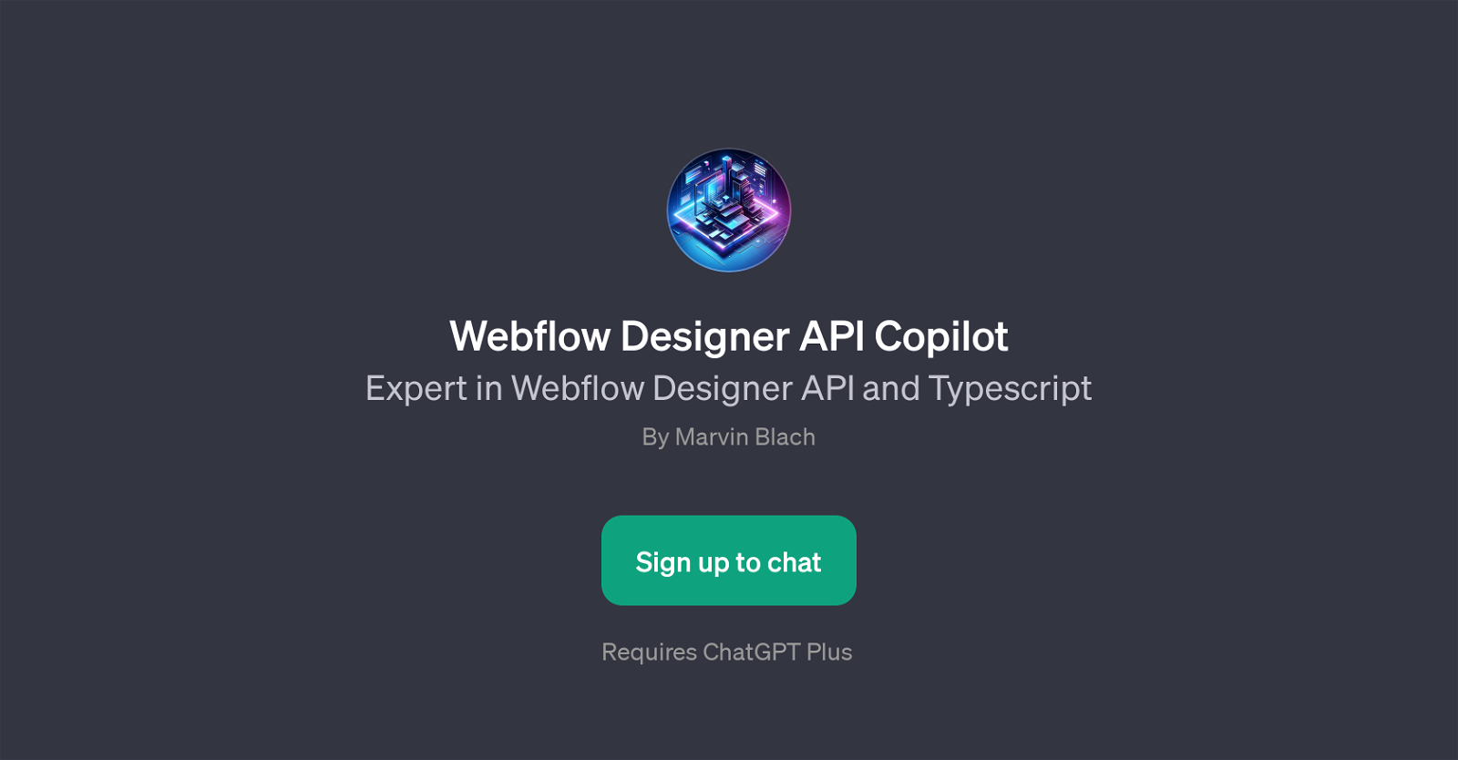 Webflow Designer API Copilot website