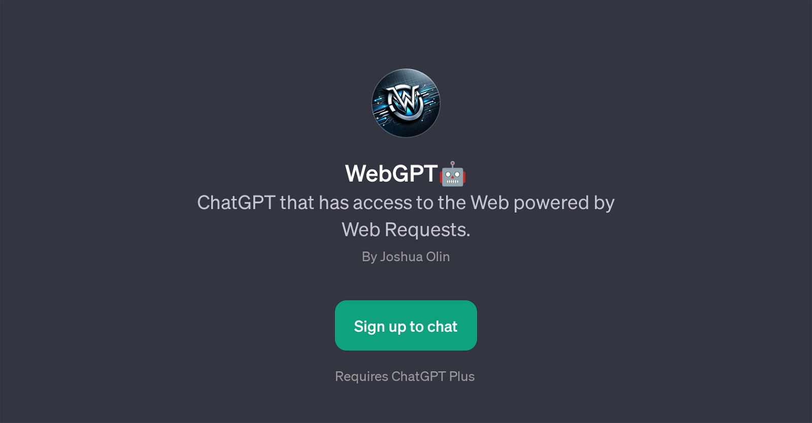 WebGPT website