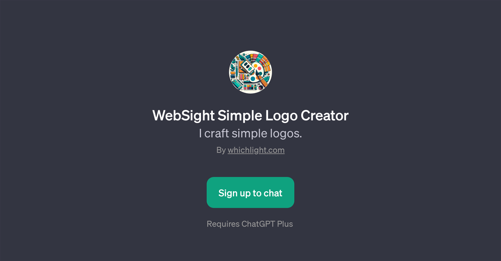 WebSight Simple Logo Creator website