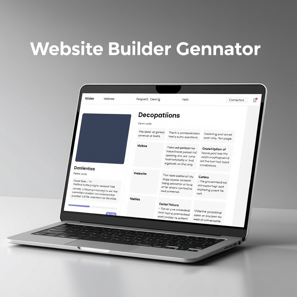 Website Builder Generator website