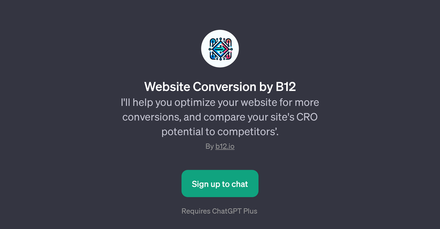 Website Conversion by B12 website