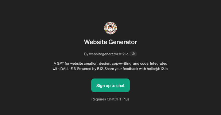 Website Generator website