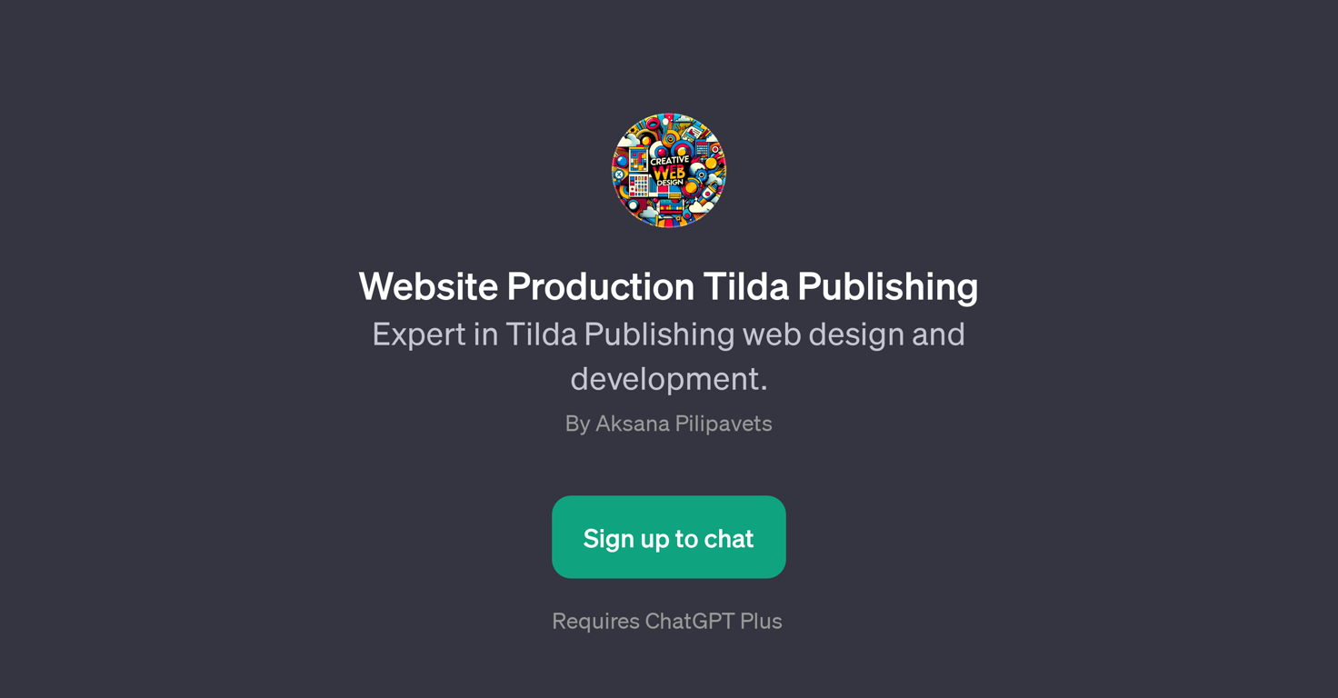 Website Production Tilda Publishing website