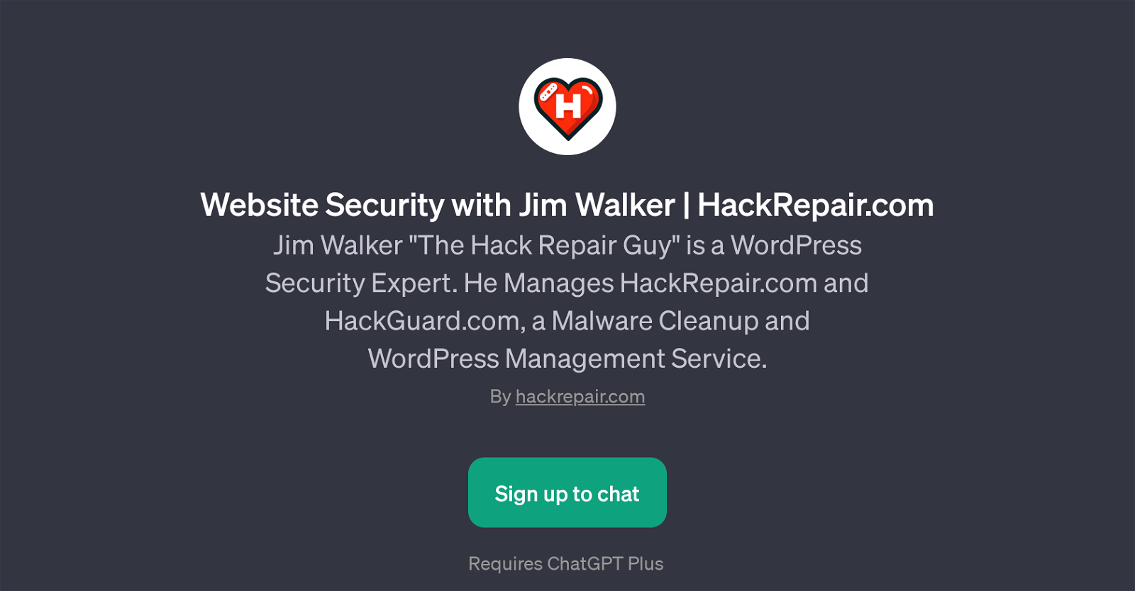 Website Security with Jim Walker | HackRepair.com website