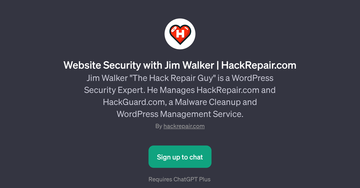 Website Security with Jim Walker | HackRepair.com website