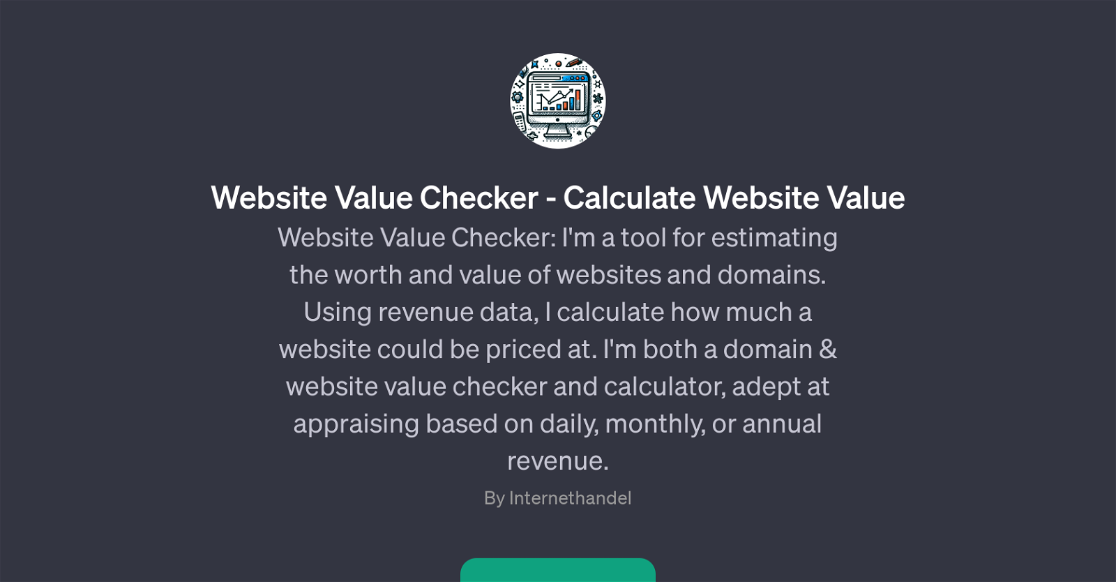Website Value Checker website