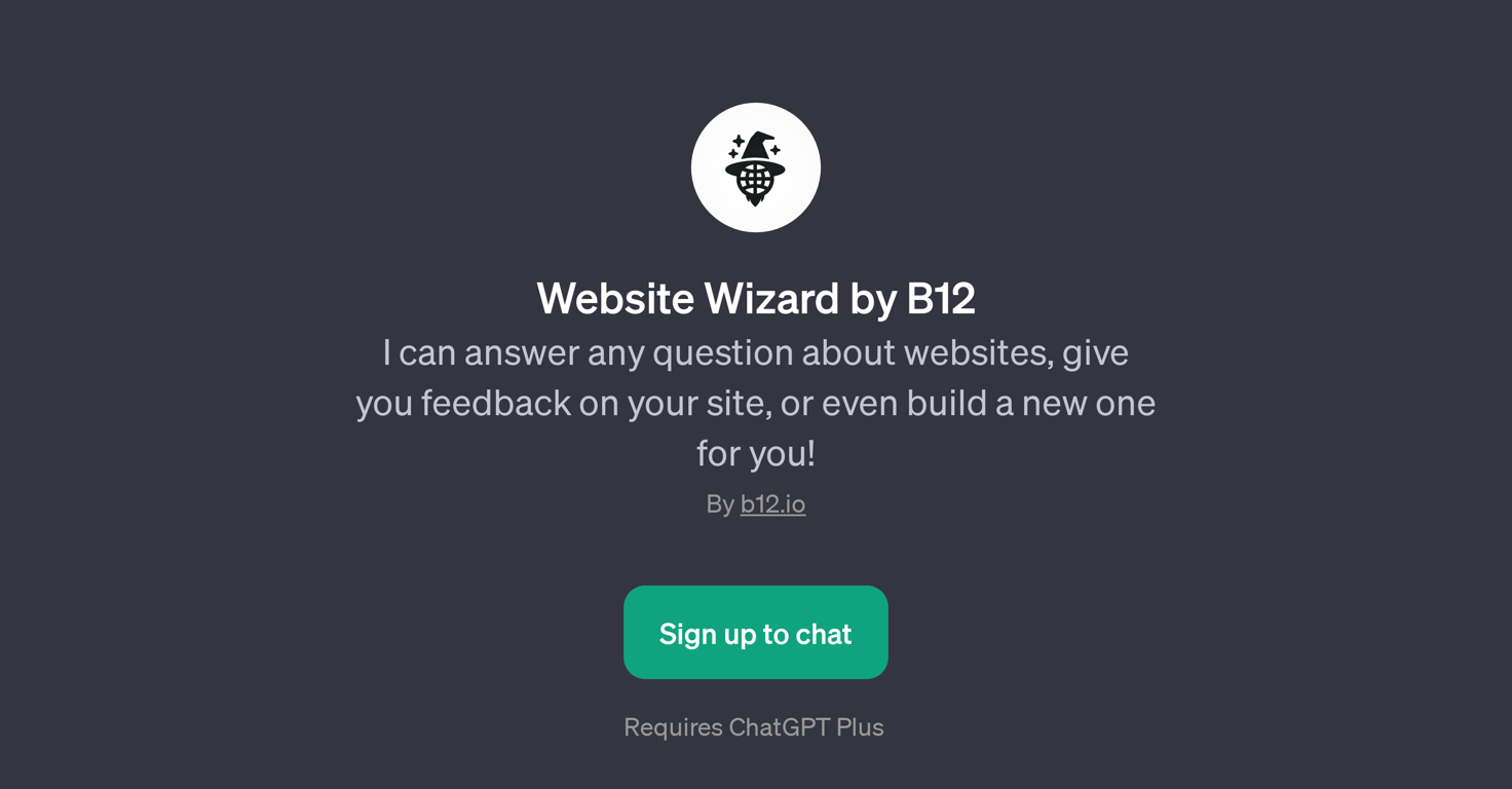 Website Wizard by B12 website