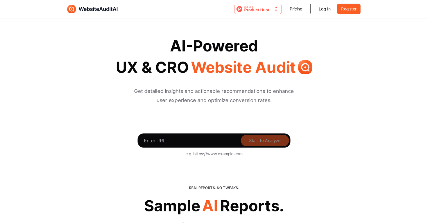 WebsiteAuditAI website