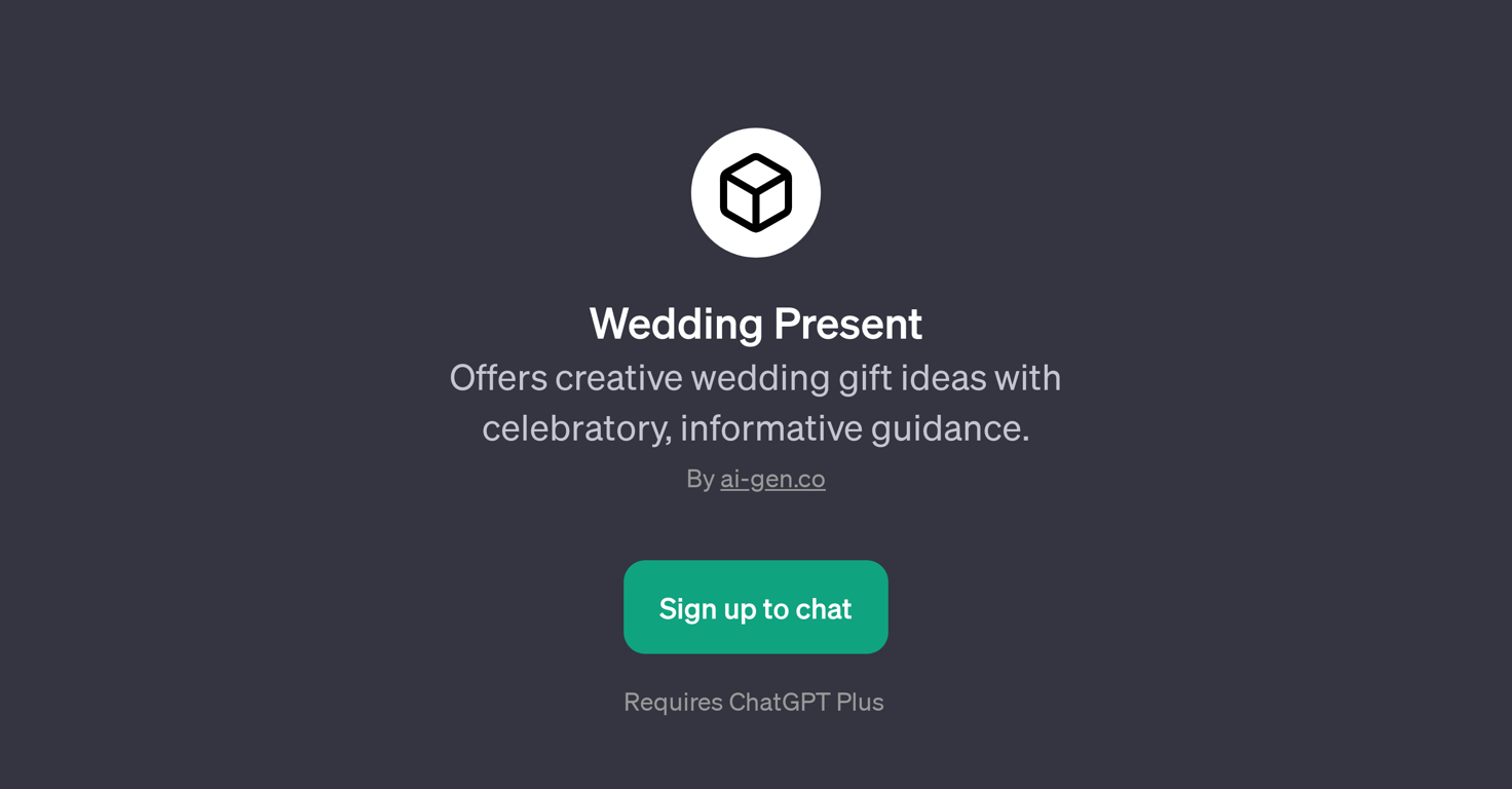 Wedding Present website