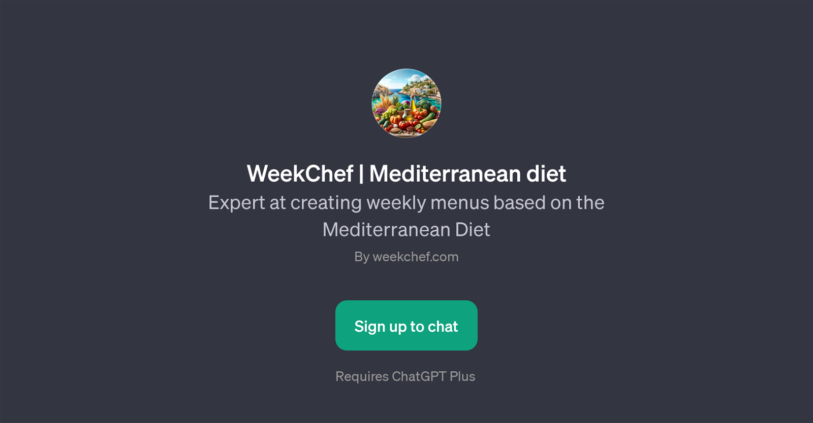 WeekChef | Mediterranean diet website