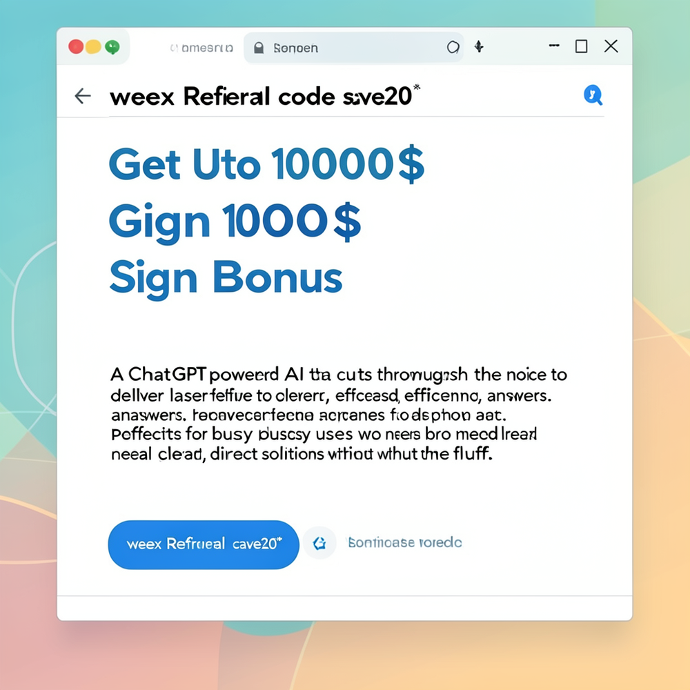 weex Referral code "save20" Get Upto 10000$ Sign Up Bonus website