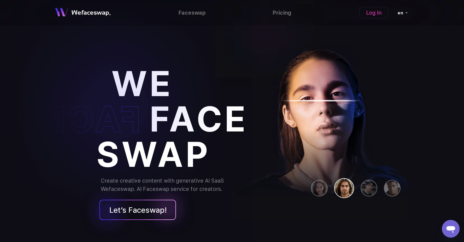 Wefaceswap website