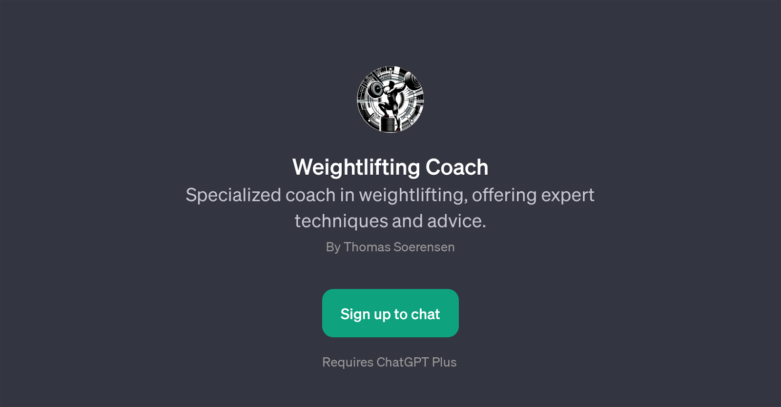 Weightlifting Coach website