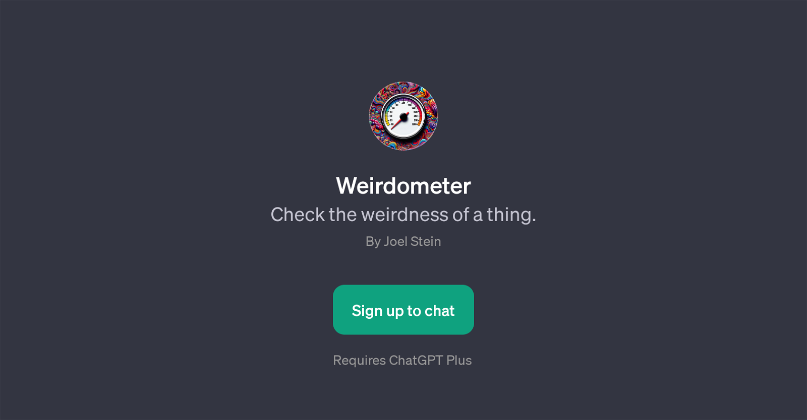 Weirdometer website