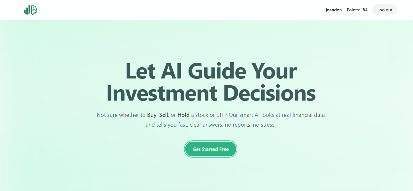 Well Trade AI website