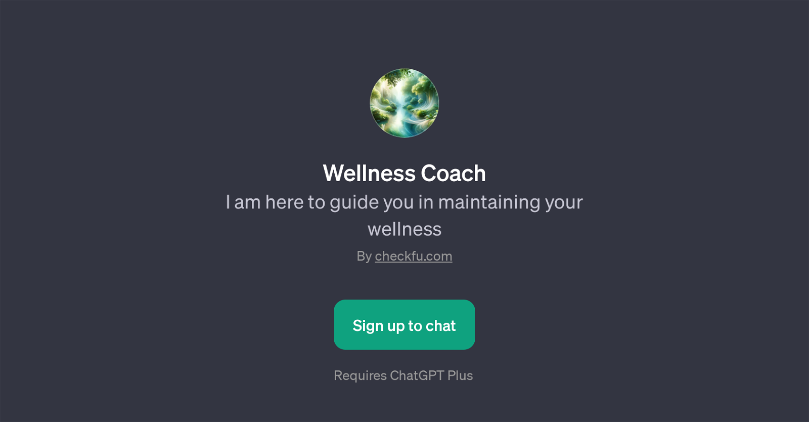 Wellness Coach website